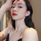 Flower Threader Earring (Paar)