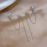 Flower Threader Earring (Paar)