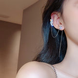 Flower Threader Earring (Paar)