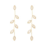 Ohrringe von iced studios™: Vine Earrings 14K Vergoldet