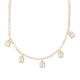 Ketten von iced studiosâ˘: Iced Pendant Choker 925 Silber 18K Vergoldet