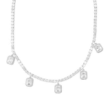 Ketten von iced studiosâ˘: Iced Pendant Choker 925 Silber 18K Vergoldet