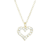 Ketten von iced studios™: Double Heart Choker 18K Vergoldet