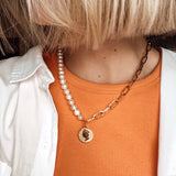 Ketten von iced studios™: Hybrid Pendant Chain Edelstahl 18K Vergoldet