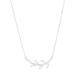 Ketten von iced studios™: Leaf Pendant Chain Edelstahl 18K Vergoldet