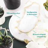 Ketten von iced studios™: Iced Butterfly Choker 925 Silber 18K Vergoldet