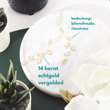 Ohrringe von iced studios™: Vine Earrings 14K Vergoldet