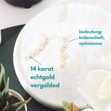 Ohrringe von iced studios™: Falling Flower Earrings 14K Vergoldet