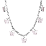 Ketten von iced studios™: Pink Butterfly Chain iced studios™