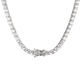 ICED OUT Halskette | Silber | 5mm Diamanten