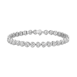 Armbänder von iced studios™: Tennis Heart Bracelet 18K Vergoldet