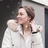 Ketten von iced studios™: Tiny Butterfly Chain 925 Silber 18K Vergoldet