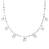Ketten von iced studios™: Iced Butterfly Choker 925 Silber 18K Vergoldet